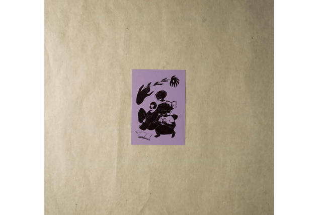 Carte postale illustrée “Repos des guerrières” – Illustration de Chien Fou – Papeterie féministe made in France – Carte postale A6 fabriqué à Paris